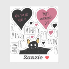 おもしろいミンマイニングマイニングコレクションこうもりテーマ シール