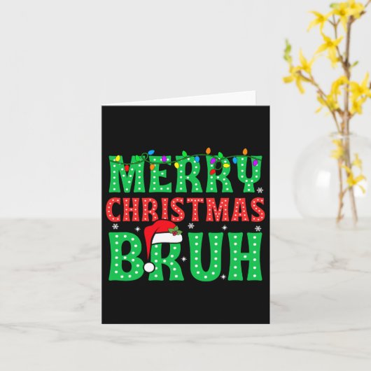 おもしろいミームの名言 ブルースラング ティーンズ男子のための挨拶 カード (黄色い花)