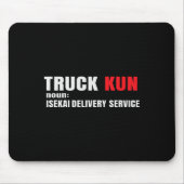 おもしろいミーム伊勢海トラックくんマンガ愛好家O マウスパッド (正面)