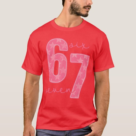 おもしろいミーム67 Tシャツ (正面)