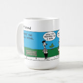 おもしろいミーム コーヒーマグカップ (正面左)