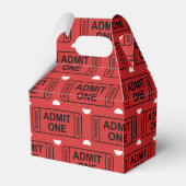 おもしろいムービーチケットパターンパーティーの好意ボックス フェイバーボックス (裏面サイド)