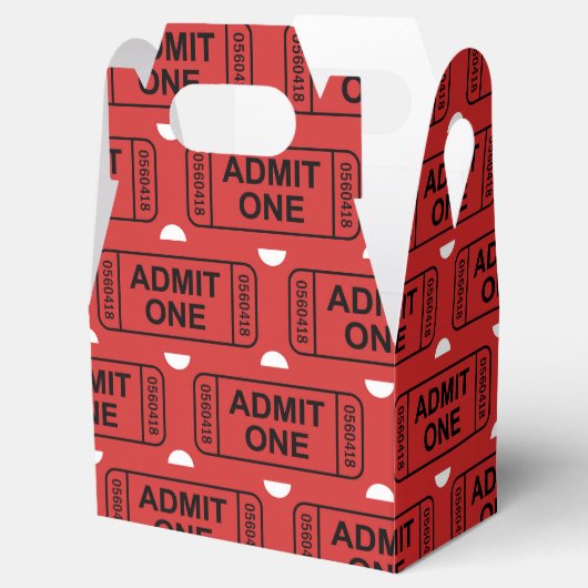 おもしろいムービーチケットパターンパーティーの好意ボックス フェイバーボックス (オープン)