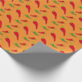 おもしろいメキシカンフィエスタパーティーパターン包装紙 ラッピングペーパー (角)