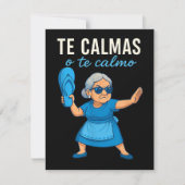 おもしろいメキシコのスペイン語のばあちゃん カード (正面)