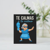 おもしろいメキシコのスペイン語のばあちゃん カード (スタンド正面)