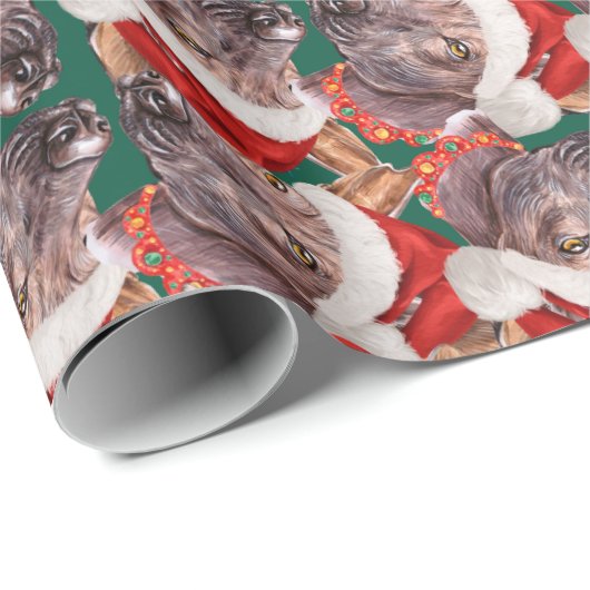 おもしろいメキシコの毛抜きクリスマス ラッピングペーパー (ロールコーナー)