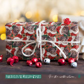 おもしろいメキシコの毛抜きクリスマス ラッピングペーパー