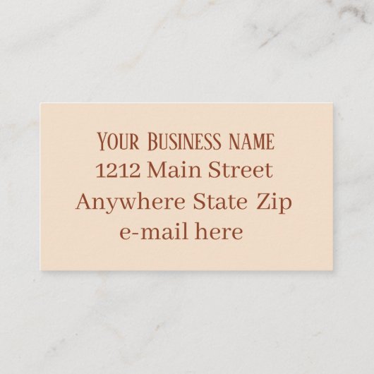 おもしろいメキシコ料理の追加文字 名刺 (裏面)