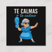 おもしろいメキシコ系スペイン語の祖母 エンクロージャーカード (正面)