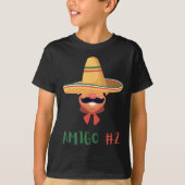 おもしろいメキシコAmigo #2グループマッチングDiyハロウィーン Tシャツ (正面)