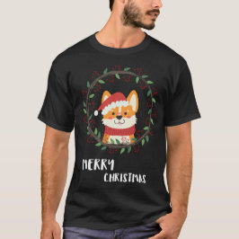 おもしろいメリークリスマスサンタパピー Tシャツ