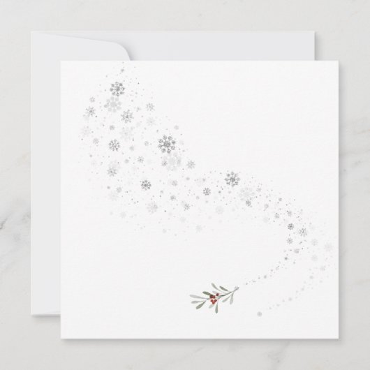 おもしろいメリークリスマスジョイフォトホリデーカード (裏面)