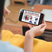 おもしろいメリークリスマスフォトコラージュ新聞 シーズンカード