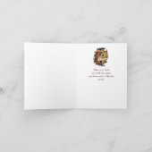 おもしろいメリークリスマスリスのユーモア引用文 カード (内部)