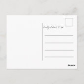 おもしろいメリークリスマスワンフォト ポストカード (裏面)