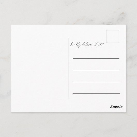 おもしろいメリークリスマスワンフォト ポストカード (裏面)