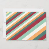 おもしろいメリーコンテンポラリークリスマス名札 サンキューカード (裏面)