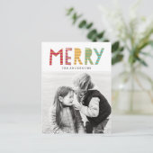 おもしろいメリーホリデー葉書 シーズンポストカード (スタンド正面)