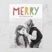 おもしろいメリーホリデー葉書 シーズンポストカード (正面)