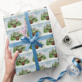 おもしろいメリーChristmas ラッピングペーパー