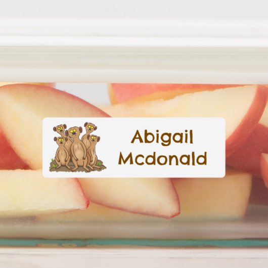 おもしろいメルカトファミリーパーソナライズされた漫画 ラベル (貼付)