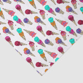 おもしろいメルティーサマーゴシックスカルアイスクリームホイ風変わりト 薄葉紙 (詳細)