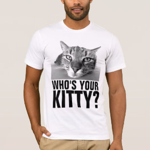 おもしろいメンズCAT Tシャツお前の子猫 Tシャツ