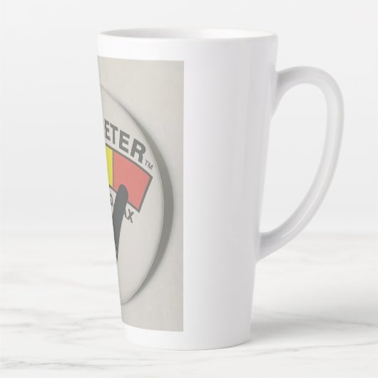 おもしろいメーターマグ カフェラテマグ (右)