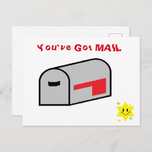 -おもしろいメール得 – はがき (正面/裏面)