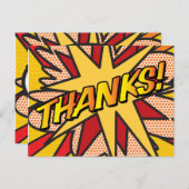 おもしろいモダンありがとうごパーソナライズされたざいます ポストカード (正面/裏面)