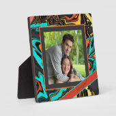 おもしろいモダンの写真メカスタマイズッセージ フォトプラーク (正面)