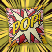 おもしろいモダンの幾何学模様漫画ポップ・アートの クッション