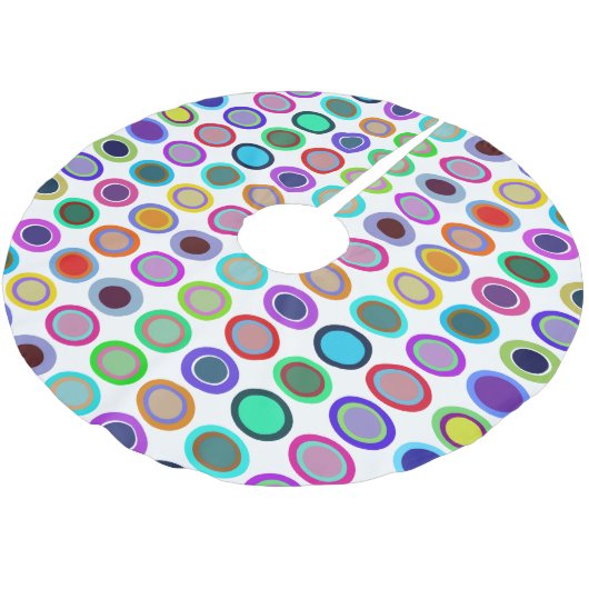 おもしろいモダンの木のスカート ブラッシュドポリエステルツリースカート (アングル)