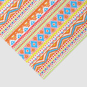 おもしろいモダンカラフルお尻のアステカジグザグ模様 薄葉紙 (詳細)