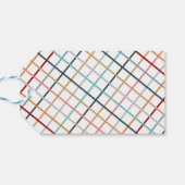 おもしろいモダンカラフル写真 ギフトタグ (裏面横)