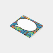 おもしろいモダンカラフル漫画本の音声バブル ポストイット (アングル)