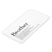 おもしろいモダンクール最高のEver Brotherの定義 マグネット (左側)