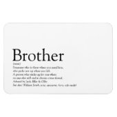 おもしろいモダンクール最高のEver Brotherの定義 マグネット (横)
