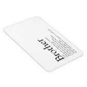 おもしろいモダンクール最高のEver Brotherの定義 マグネット (右側)