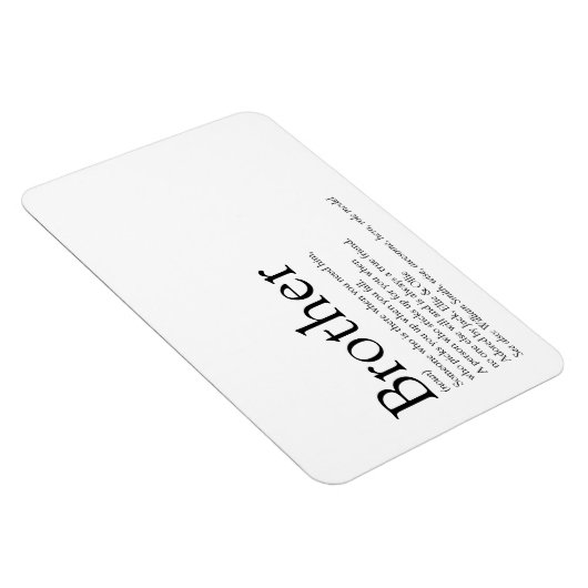 おもしろいモダンクール最高のEver Brotherの定義 マグネット (右側)