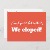 おもしろいモダンタイポグラフィ ポストカード (正面/裏面)