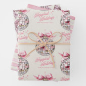 おもしろいモダンディスコボールオーナメント最高の休日 ラッピングペーパーシート (インサイチュ)