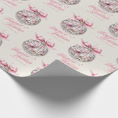 おもしろいモダンディスコボールオーナメント最高の休日 ラッピングペーパー (角)