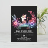 おもしろいモダントラ誕生日 招待状 (スタンド正面)