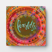 おもしろいモダントレンディーカラフル フォトプラーク (正面)