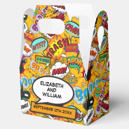 おもしろいモダントレンディー漫画結婚ブック フェイバーボックス (オープン)