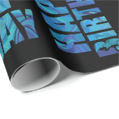 おもしろいモダンハッピーバースデー ラッピングペーパー (ロールコーナー)