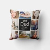 おもしろいモダンパパ8 Photo Collage Keepsake クッション (裏面)