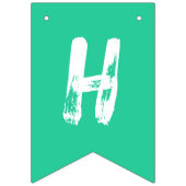 おもしろいモダンパープルカラフルピンクキッズフォト写真 バンティングフラッグ (第2の旗)